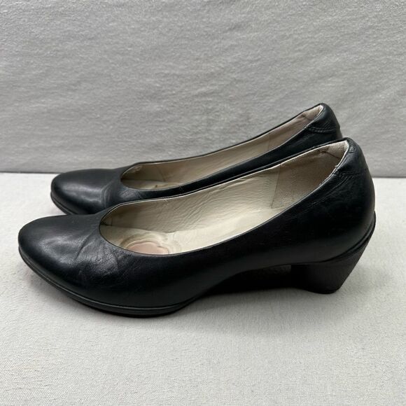 ECCO Sculptured 45 Womens Size 40 (US 9) Pump Plain Leather Comfort - Picture 3 of 8